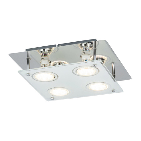 Lampa Sufitowa Dekoracyjna 4x GU10 Chrom Klasyczny Naomi Rabalux