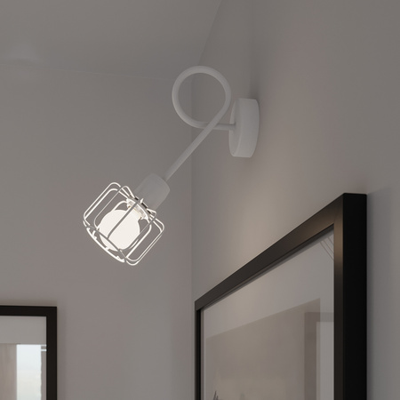 Lampa Sufitowa Wisząca 3x E14 Żyrandol Geometryczna Nieregularna Biała Nowoczesna Beluci Sollux