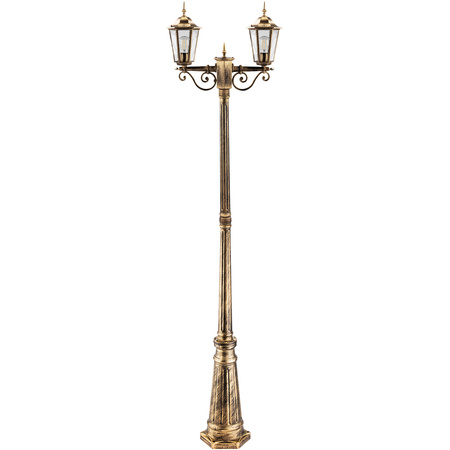 Lampa Ogrodowa Stojąca LED Słupek 2m E27 Latarnia Zewnętrzna Dekoracyjna BELLIS LUMILED