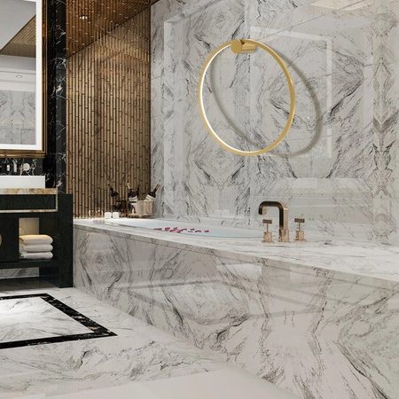 Lampa Ścienna Kinkiet Saturno Złota 25W LED Milagro