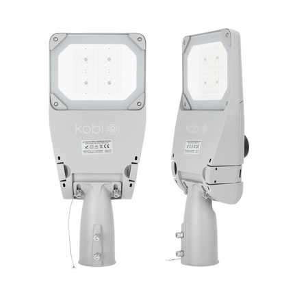 Lampa Uliczna LED Przemysłowa Oprawa Drogowa 35W 5950lm 4000K Neutralna IP66 IK09 Szara Master Street Kobi