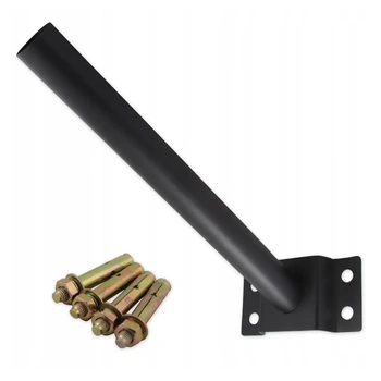 UCHWYT do Lampy ulicznej SOLARNEJ 41CM RURA ?48mm Czarny Masterled