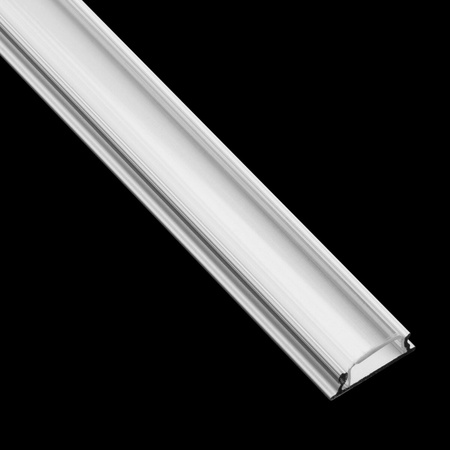 Profil Aluminiowy Anodowany do LED KM24 Srebrny Natynkowy 2m