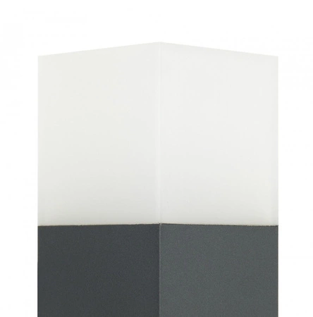 Lampa Ogrodowa Zewnętrzna Elewacyjna KINKIET LED Cube CB-K DG E27 Su-Ma