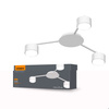Lampa Sufitowa Żyrandol Oprawa 3x GX53 LED Biała Nowoczesna Videx