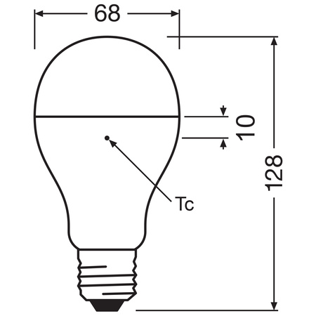 3x Żarówka LED A68 E27 19W = 150W 2542lm 4000K Neutralna 200° VALUE CLASSIC Osram