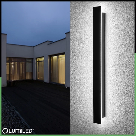 Lampa Ogrodowa LED Natynkowa PELIO Kinkiet Elewacyjny Ścienny 18W 4000K IP65 LUMILED