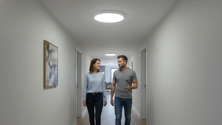 Plafon LED Lampa Sufitowa 18W 1400lm 4000K Neutralna z Wymienną Ramką Czarną lub Białą Ecolight