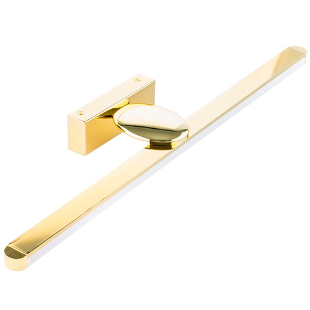 Lampa Ścienna SIRIUS Złota LED 12W Kinkiet 60cm Nowoczesna ProVero