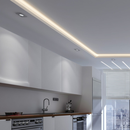 Taśma LED Pasek 12V 10W 300LED 2835 Ciepła 8mm 5m