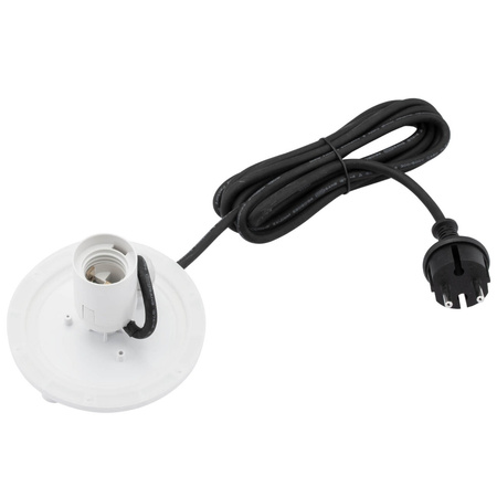 Lampa Zewnętrzna Ogrodowa Wbijana 230V E27 KULA 35cm Kamienna
