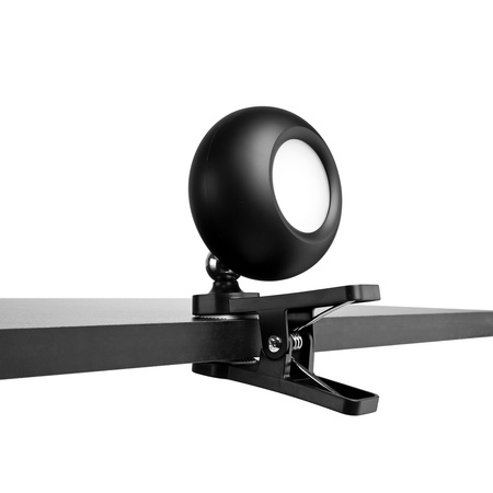 Lampka Biurkowa LED 3W 300lm 5500K Zimna Czarna Ściemnialna Videx