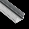 Profil Aluminiowy Anodowany do LED KM33 Srebrny Natynkowy 2m