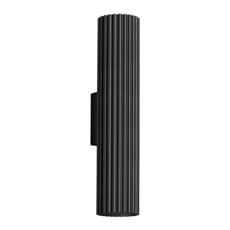 Lampa Ścienna Kinkiet Tuba Spot 2x GU10 Czarna Karbon Deep Space SL.1577 Sollux