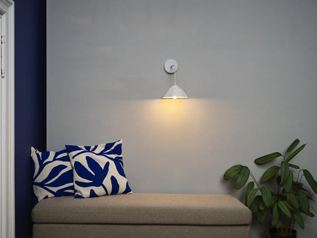 Lampa Ścienna Dekoracyjna Kinkiet Oprawa Natynkowa E14 Biały Decor Ledvance