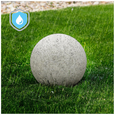 Kula Lampa Zewnętrzna Oprawa Ogrodowa E27 Szara IP65 Garden ball Kobi