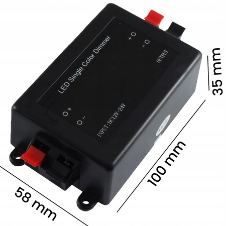 Ściemniacz Do Taśm LED Sterownik Radiowy z Pilotem RF 8A 12V