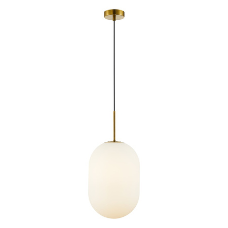 Lampa Wisząca Sufitowa ALIAS Złota 1xE14 fi 240 Milagro