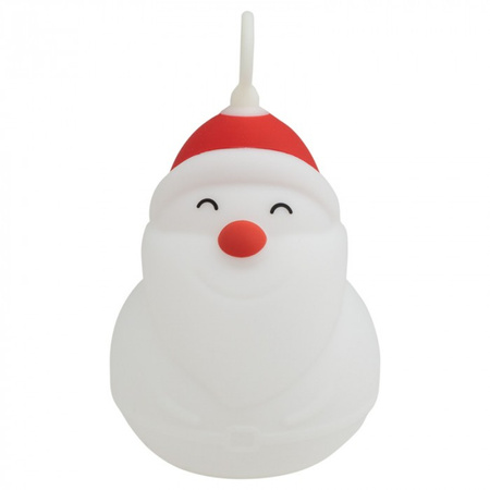 Lampka Nocna Dziecięca LED 1W 3000K Ciepła + Wielokolorowa RGB Akumulatorowa 1000mAh Biała MIKOŁAJ MARY'S