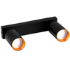 Lampa Listwa Oprawa Sufitowo-Ścienna LED 2 x GU10 MARIBEL Czarny GOLDLUX (Polux)