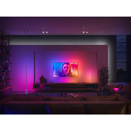 Lampa Biurkowa LED Play Tube Liniowa Biała GRADIENT EU/UK 17,4W CCT RGB PHILIPS HUE