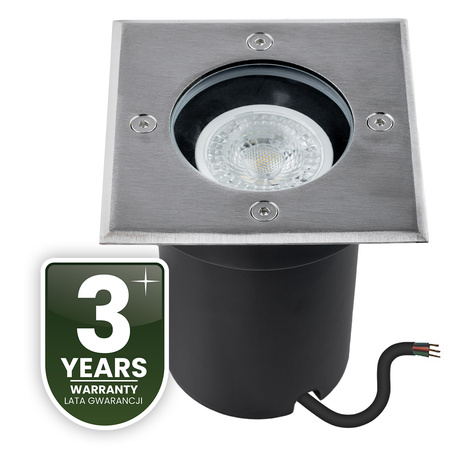 Oprawa Najazdowa Lampa Dogruntowa Wpuszczana GU10 IP65 IK09 Kwadrat CATIO 2 LUMILED