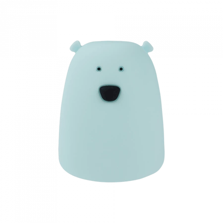 Lampka Nocna Dziecięca LED 3000K Ciepła + Wielokolorowa RGB Bateryjna Niebieska MAŁY MIŚ MARY'S