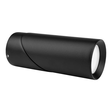 Lampa ścienna kinkiet GU10 LED ruchomy czarny Tuba Spot RITA