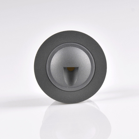 Lampa oprawa schodowa podtynkowa LED ogrodowa 3W 20lm IP44 4000K GRAFIT Q2 GOLDLUX (Polux)