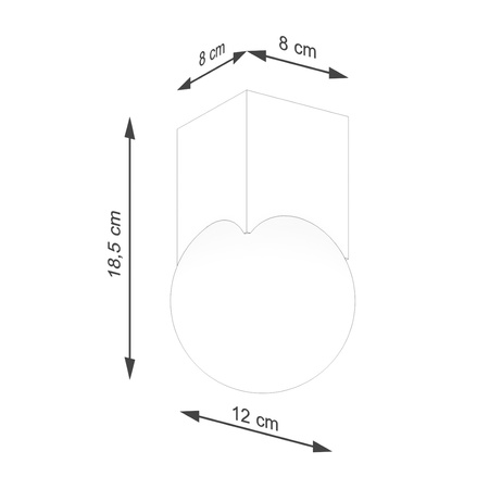 Lampa Sufitowa Oprawa Natynkowa G9 Natruralne Drewno Biała Solis Peach Puff SL.1407 Sollux