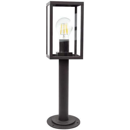 Lampa Ogrodowa Stojąca Malmo do LED E27 Wysoka 48cm Grafit - GOLDLUX (Polux)