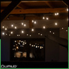 Girlanda Solarna Ogrodowa 40x LED Ozdobne Kuleczki 19,55m 2700K Ciepła + Pilot CALLIS2 LUMILED