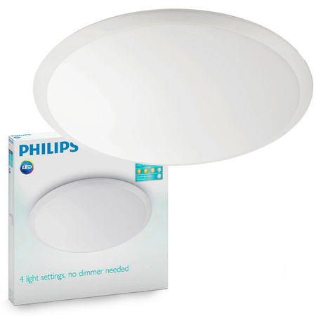 Lampa Sufitowa Plafon Natynkowy LED 36W 3200lm 2700-6500K Biała Wawel Philips