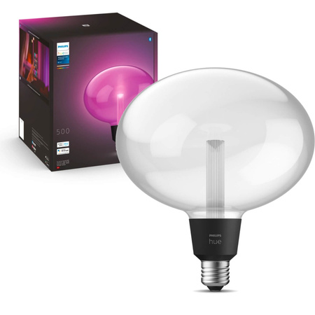 Żarówka LED Elipsa E27 6,5W CCT RGB PHILIPS HUE Lightguide Bluetooth Zigbee