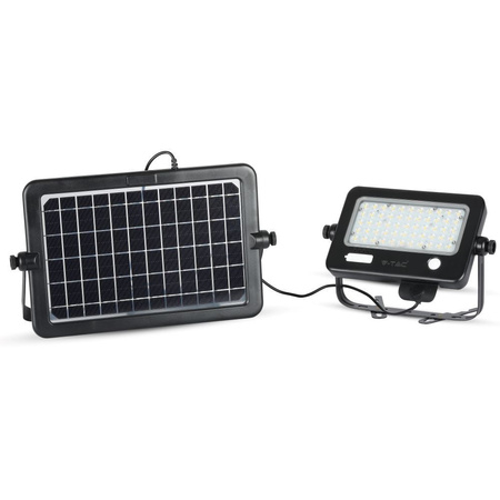 Naświetlacz LED 10W 4000K IP65 + Panel Solarny USB IP65 VT-788-10 V-TAC