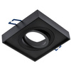 Oprawa Sufitowa Podtynkowa Halogenowa SPOT GU10 Nusa Square Ruchoma Kwadratowa Czarna