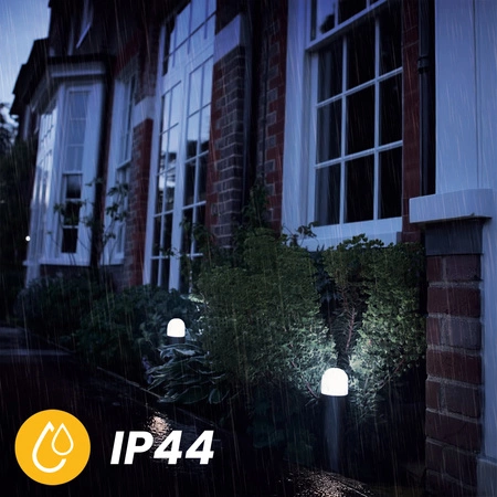 Lampa Solarna Ogrodowa LED Wbijana Stojąca Punktowa Grzybek Zewnętrzna Słupek