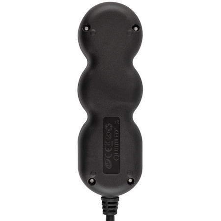 Przedłużacz Sieciowy Kabel z Uziemieniem Listwa Zasilająca 3 Gniazda 1.5m Czarny Sznur Lendo Lumiled