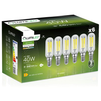 6x Żarówka LED E14 Edison ST26 4W = 40W 440lm 4000K Neutralna 360° FILAMENT LUMILED