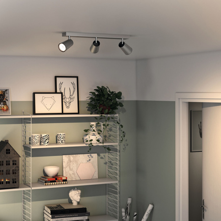 Lampa Sufitowa Reflektor Natynkowy 3x GU10 Aluminium Paisley Philips