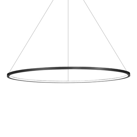 Lampa Wisząca Sufitowa Saturno Czarna 57W LED Milagro