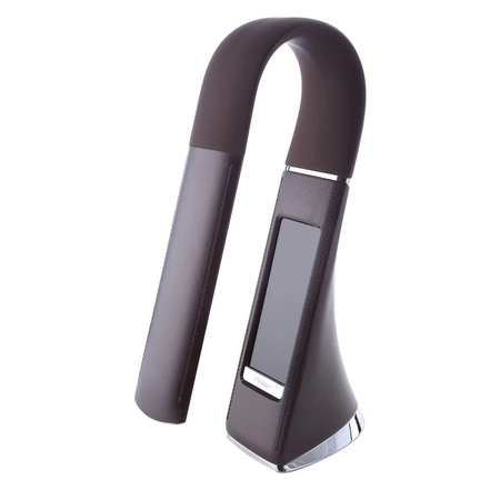 Lampka biurkowa LED GALA 6W Brązowa z wyświetlaczem IP20 Tworzywo sztuczne Milagro