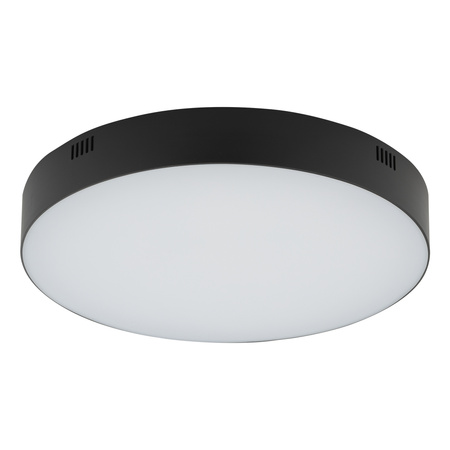 Plafon Lampa Sufitowa Oprawa Natynkowa LED 50W 4300lm 3000K Ciepła Czarna LID ROUND 10410 Nowodvorski