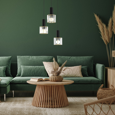 Lampa Wisząca Sufitowa CRISTAL 3xE27 Milagro