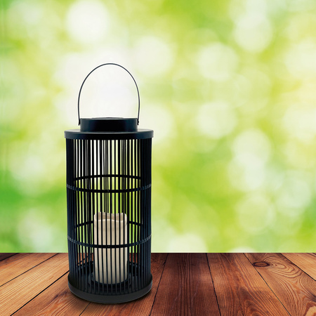 Latarenka Solarna Lampa LED Ogrodowa Wisząca Ozdobna IP44 1800K Ciepła 36cm