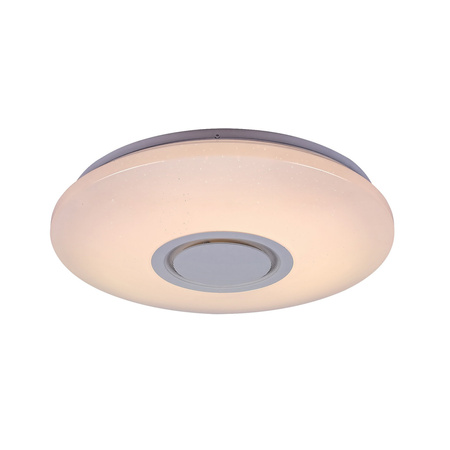 Plafon LED Lampa Sufitowa Oprawa Ścienna Inteligentna 24W 1800lm 2700-6500K CCT Głośnik Biały Nowoczesny Rodion 3509 Rabalux