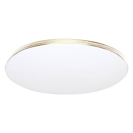 Plafon LED Lampa Sufitowa Natynkowa 72W 4320lm CCT 55cm SIENA GOLD Milagro + pilot