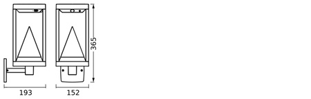 Lampa Solarna Zewnętrzna Inteligentny Kinkiet Elewacyjny 6W 400lm 3000K Ciepła RGB+W Ściemnialna IP44 Czarny SMART+ Bluetooth Alps Ledvance