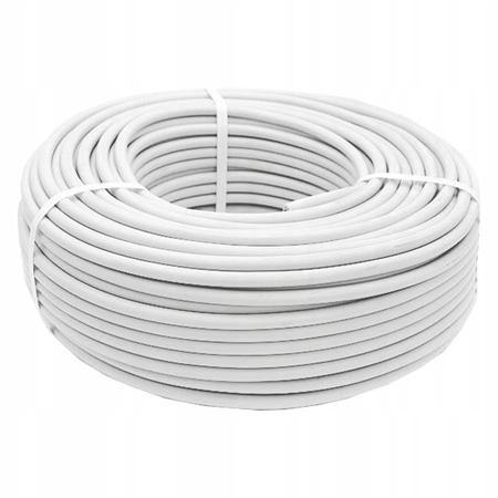 Przewód Kabel YTDY 6x0,5mm Alarm Domofonowy Biały 1m ELEKTROKABEL