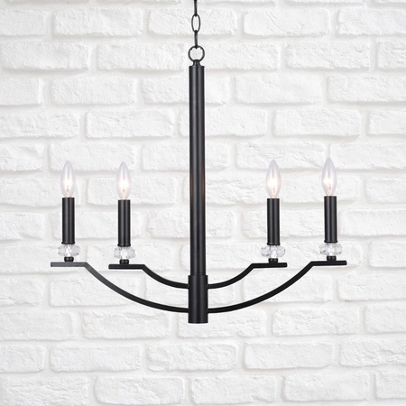 Lampa Wisząca Sufitowa Żyrandol HIMS 4xE14 120cm - GOLDLUX (Polux)